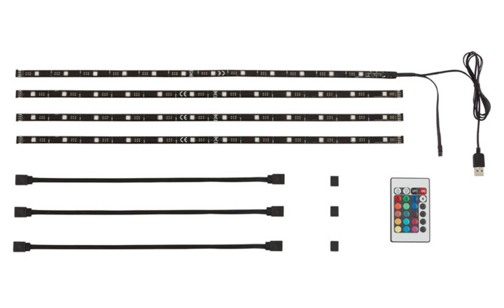 LED-TV-Beleuchtungs-Set 200 cm