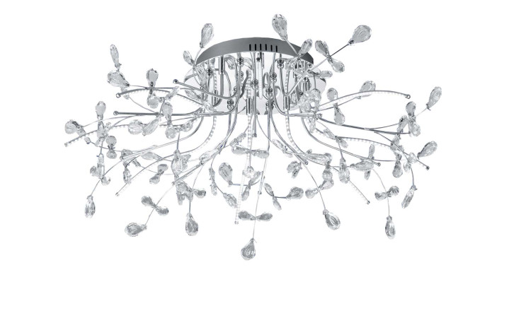 LED-Deckenleuchte Crystal 77 cm