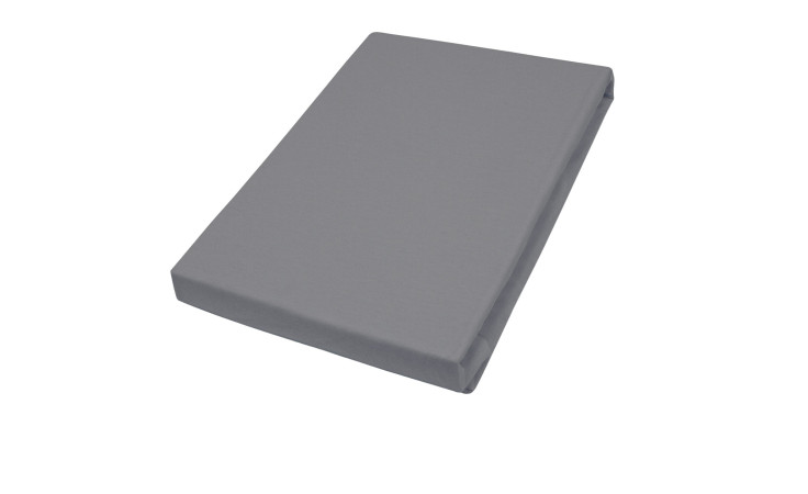 Jersey Spannbettlaken, in der Größe 100 x 200 cm und in der Farbausführung grau