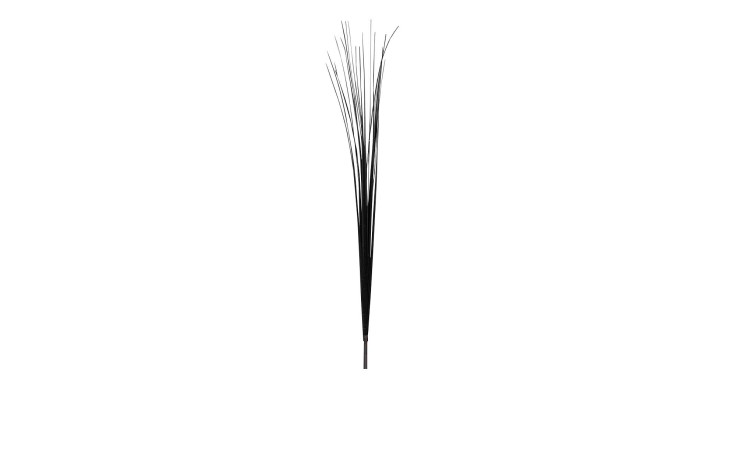 Graszweig 85 cm aus Kunststoff in schwarz.