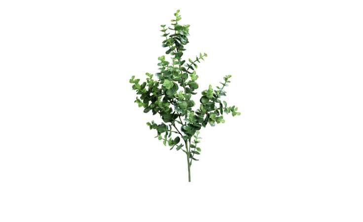 Eukalyptus-Zweig 70 cm aus Kunststoff in grün.