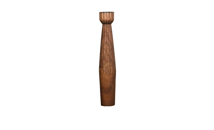 Kerzenhalter-Säule 78 cm in braun
