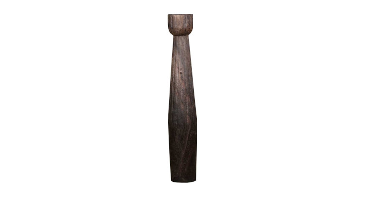 Kerzenhalter-Säule 78 cm in braun