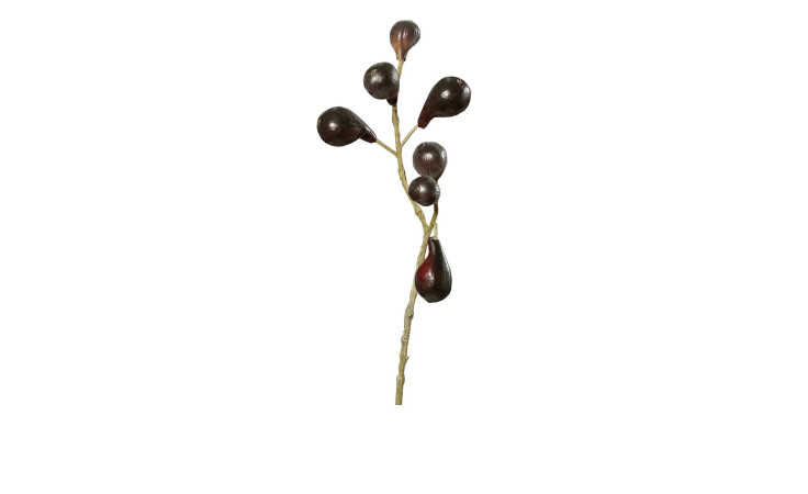 Feigenzweig 57 cm in rot