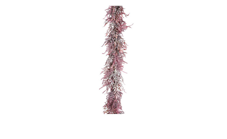 Farnmix-Girlande 125 cm in pink / Violett