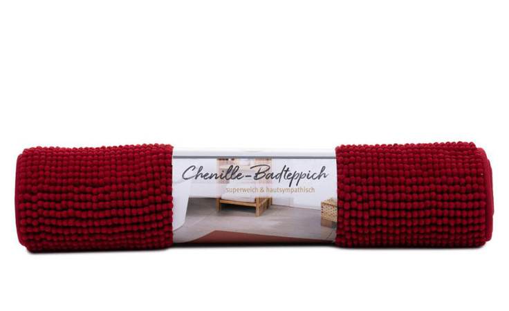 Badteppich Chenille 50 x 70 cm