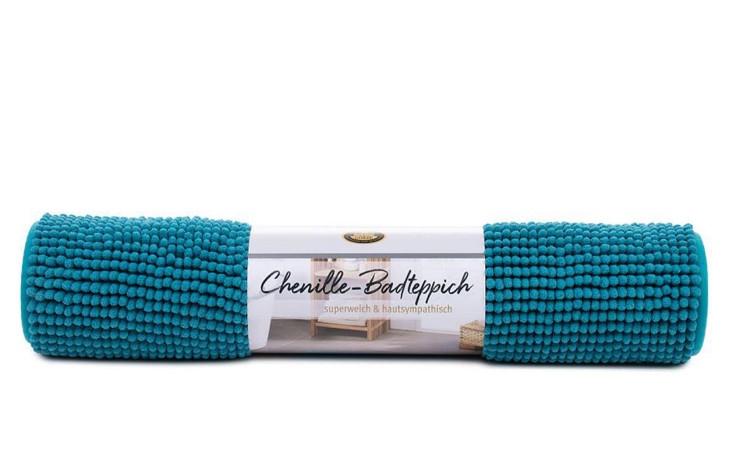 Badteppich Chenille 70 x 120 cm