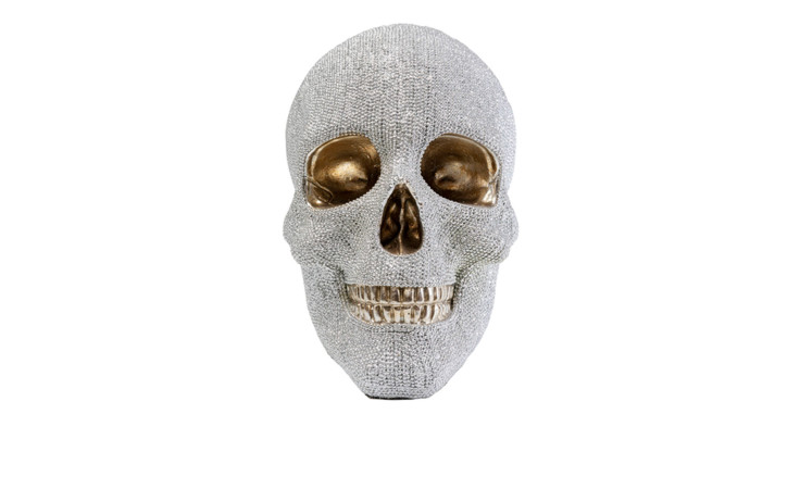 Spardose Skullcrystals 17 cm als Totenkopf