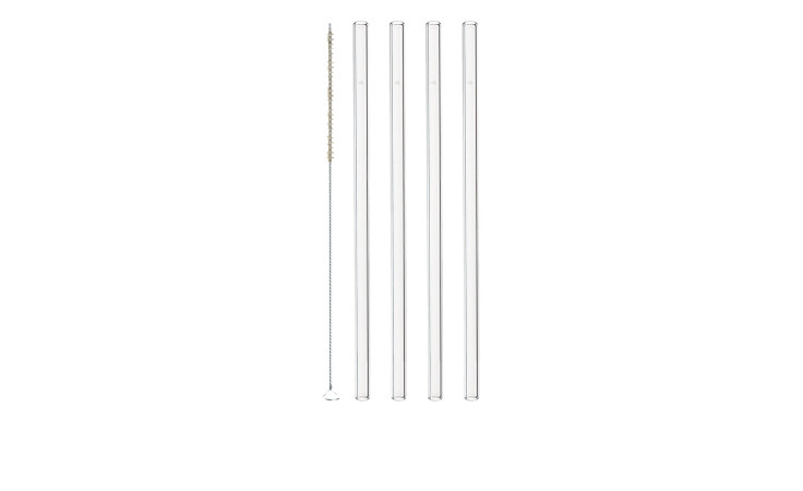 Glastrinkhalm-Set Ciao 4 tlg. 20 cm