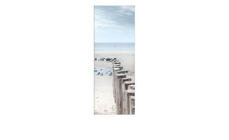 Glasbild Strandspaziergang 30 x 80 cm, Strand