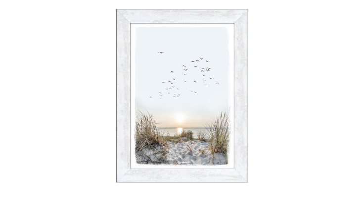 Rahmenbild Nordic Beach Atmosphere 64 x 84 cm. Rahmenbild mit dem Thema - Strand.
