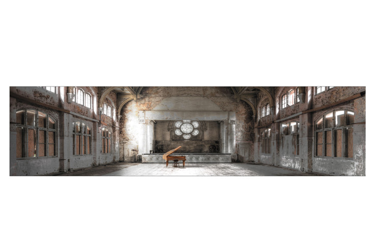 Alubild Lost Working Hall 50 x 200 cm