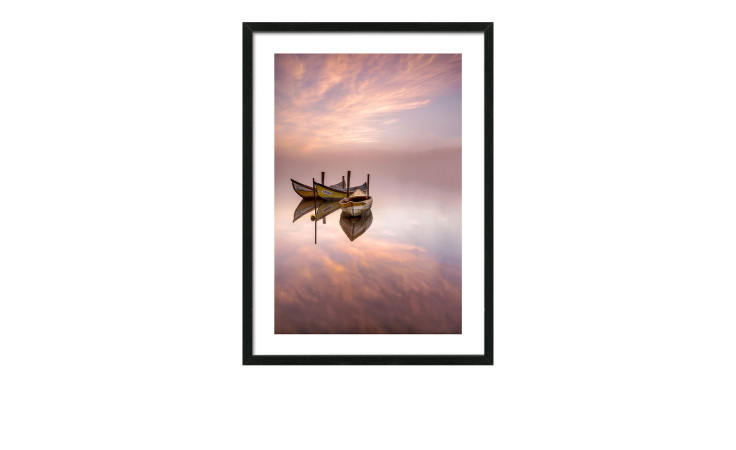 Rahmenbild Evening Atmosphere 55 x 75  cm