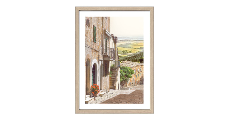 Rahmenbild Mediterranean Place 55 x 75 cm