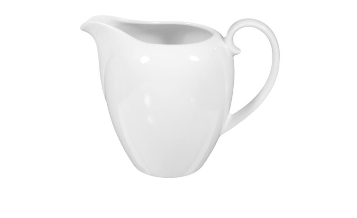 Krug Rondo/Liane 500 ml aus weißem Porzellan.