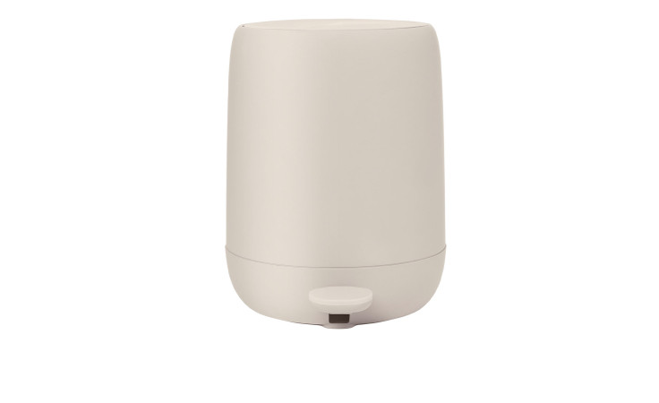 Treteimer Sono 3 l aus Silikon und Kunststoff in beige.