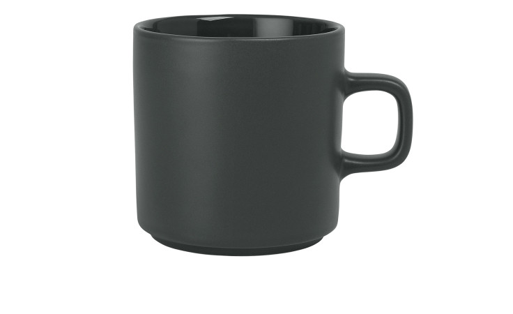 Tasse Pilar 250 ml aus Keramik in grün / grau.