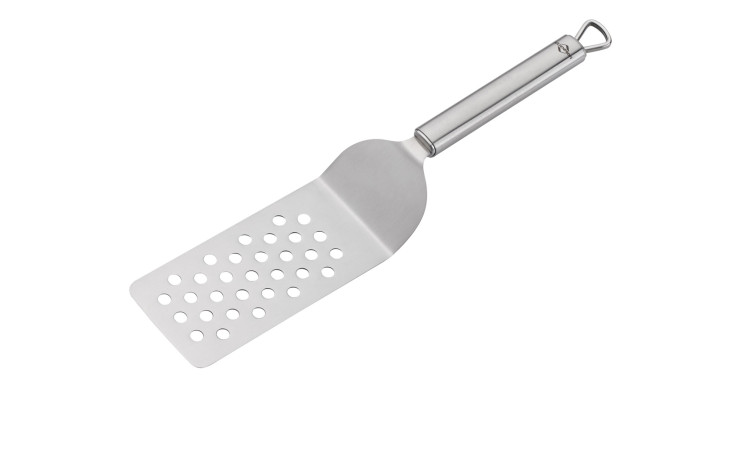 Pfannenschaufel Parma aus Edelstahl in silber