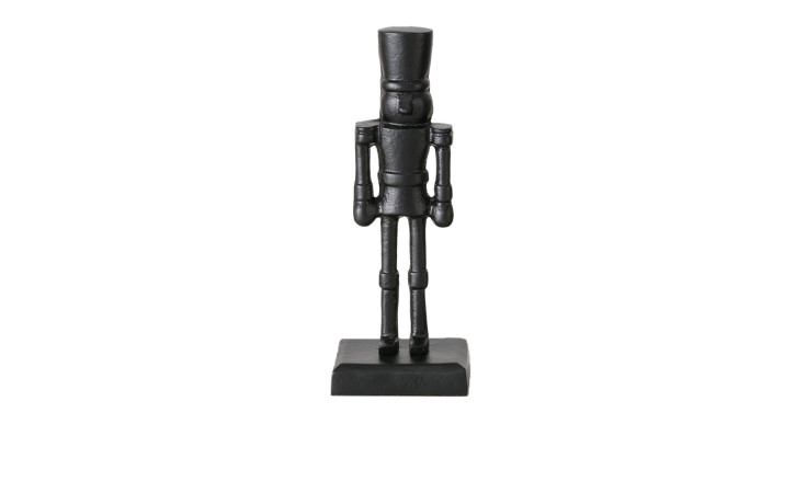 Nussknacker 24 cm aus Aluminium in schwarz.