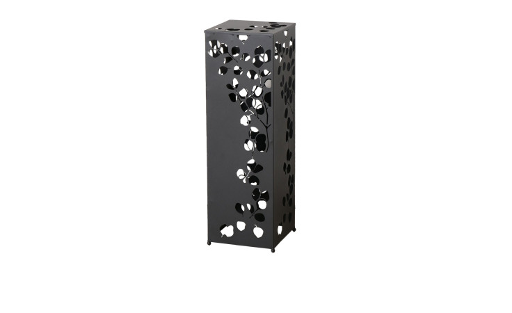 Dekosäule Calypso 75,5 cm in schwarz aus Eisen