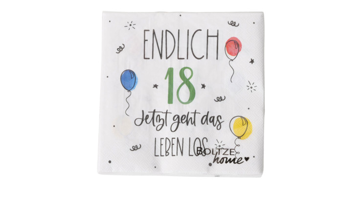 Servietten- Set 16,5 x 16,5 cm 20 tlg.