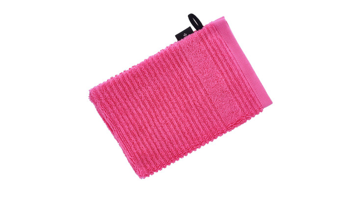 Waschhandschuh Tomorrow 16 x 22 cm in pink.