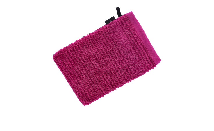 Waschhandschuh Tomorrow 16 x 22 cm in Cranberry.