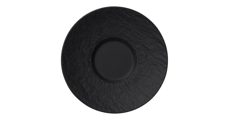 Mokka-/Espresso-Untertasse Manufacture Rock 12 cm in schiefer 