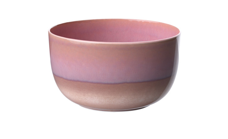 Servierschüssel Perlemor 22,4 cm in rosa