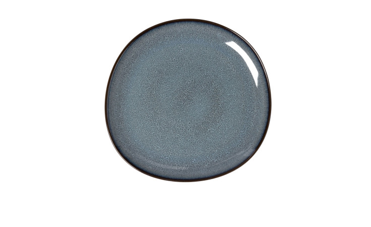 Servierplatte Lave 32 cm in grau