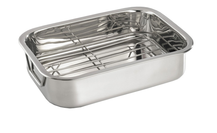 Metall-Bratreine 37,6 x 7x 27 cm