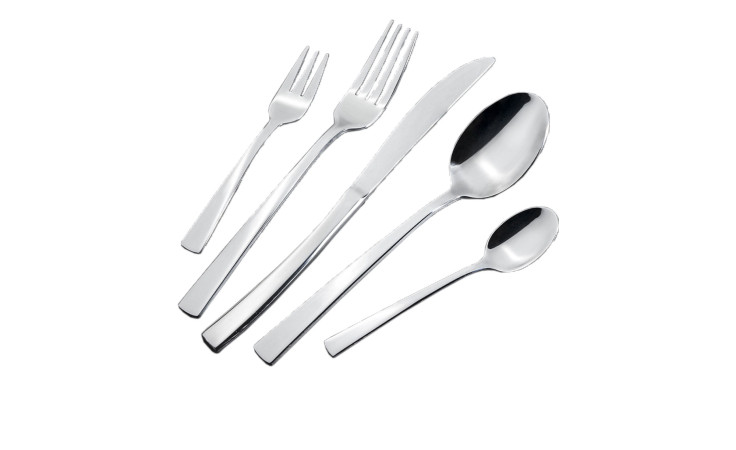 Besteck-Set Stockholm 30tlg. in silber aus Edelstahl.