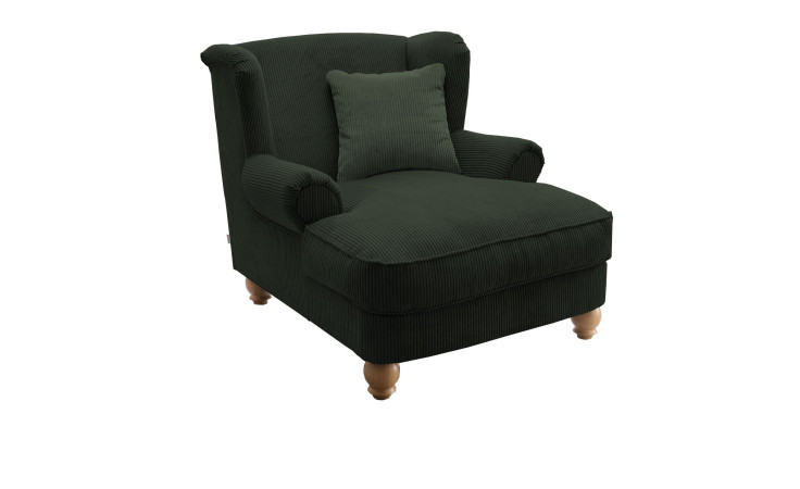 Loveseat-Sessel Bordeaux in der Farbe moosgrün