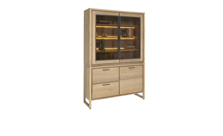 Buffet Nystead aus Eichenfurnier inkl. LED-Beleuchtung