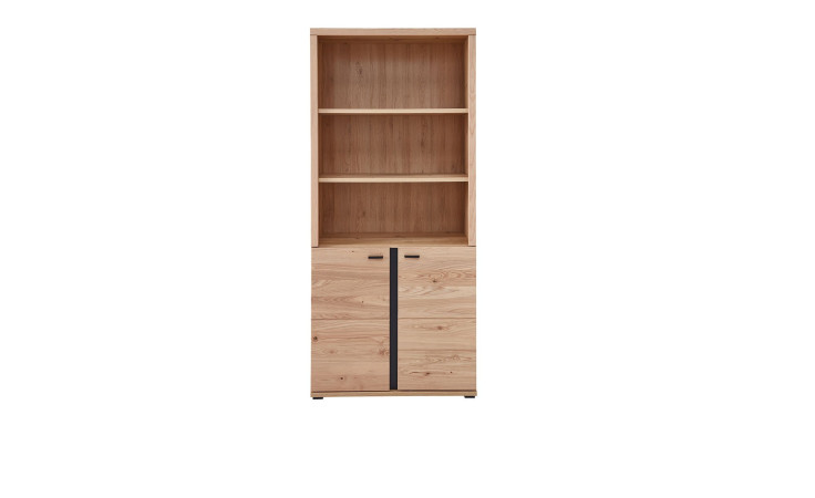 Büroschrank Sonos in der Ausführung Front Altesche massiv gebürstet