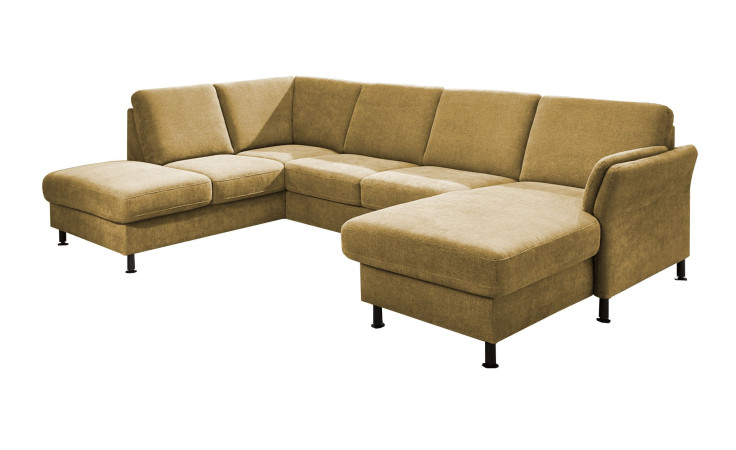 Basis-Ecksofa plano|FORM Lirio in der Farbausführung Gelb