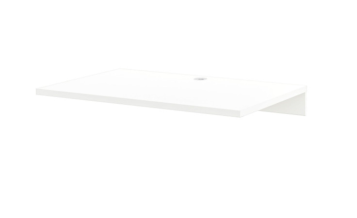 Schreibtischplatte vito Vary im Dekor Ice White supermatt