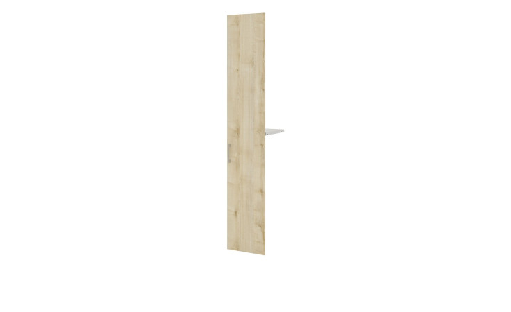 Einzeltür vito Vary im Dekor Birke und Mittelboden in Kreidegrau matt