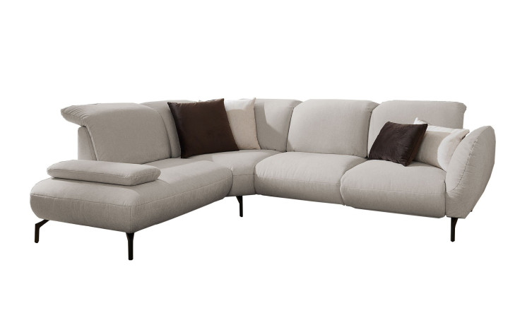 Komfort-Ecksofa vito Bevy, in der Farbausführung Natur