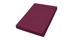 Jersey-Topper-Spannbettlaken, in der Größe 140-160 x 200 cm und in der Farbausführung rot