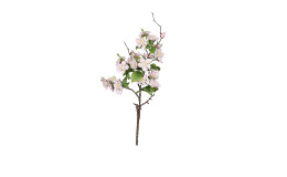 Apfelblütenzweig 70cm in pink