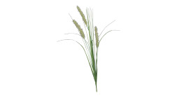 Gras 86 cm aus Kunstoff in grün mit drei zusätzlichen Applikationen in grün.
