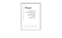 Holz-Bilderrahmen Happy 13 x 18 cm
