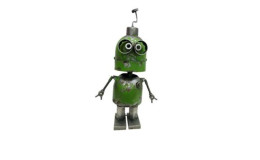 Deko-Figur Robot 71,17 cm in grün