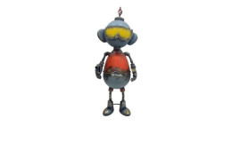 Deko Figur Robot 92,08 cm in einer mehrfarbigen Ausführung