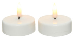 LED-Teelicht-Set 5,5 cm 2 tlg.