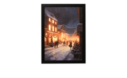 Licht-LED-Leinwand Weihnachten 28 x 38 cm