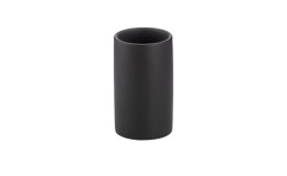 Zahnputzbecher Matsi in schwarz aus Keramik
