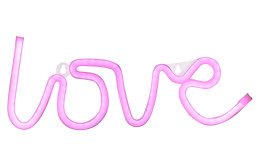 LED-Bild - Neon-Love