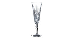 Sektglas Palais 140 ml aus transparenten Kristallglas mit einer Rauten-Optik.